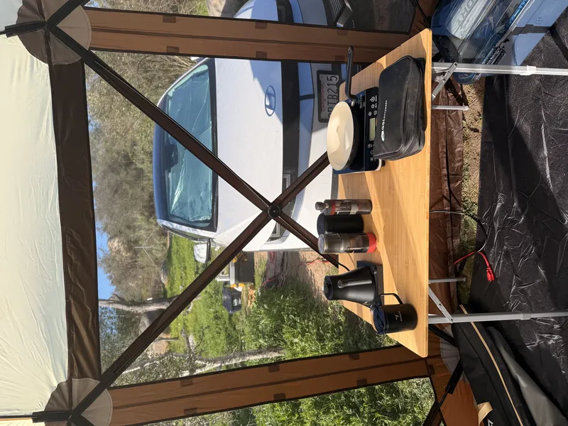 Cozy camp kitchen setup