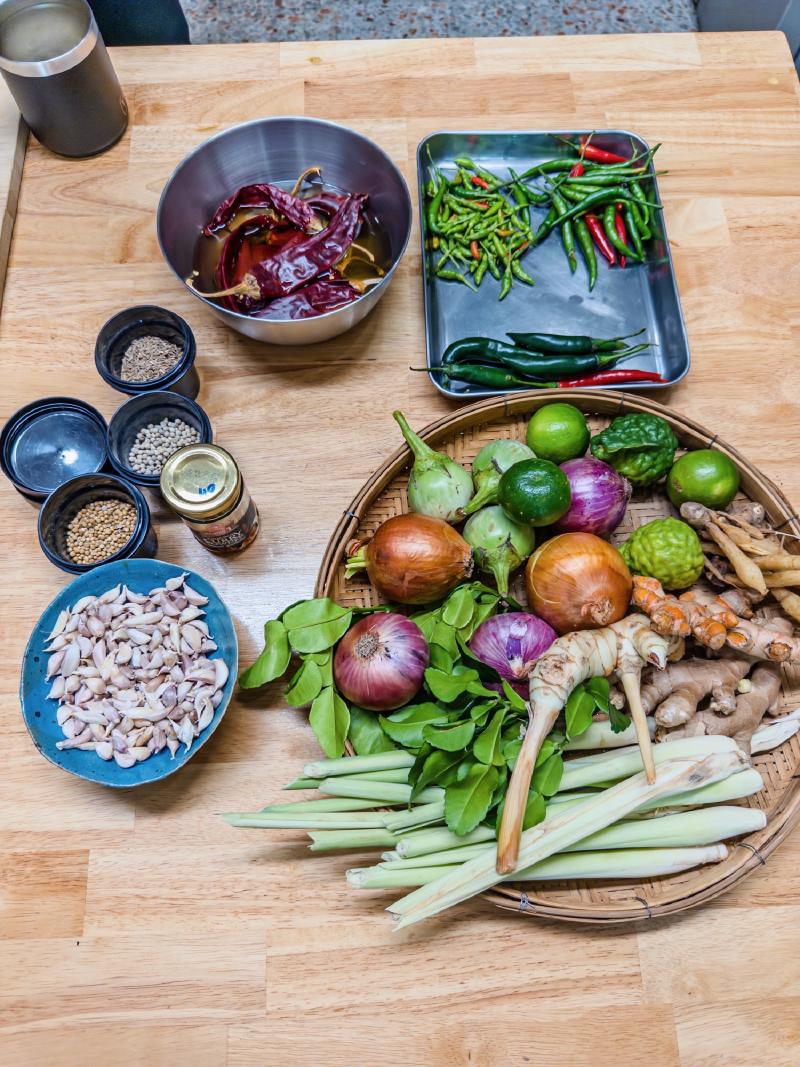 This was the prep when I got there.