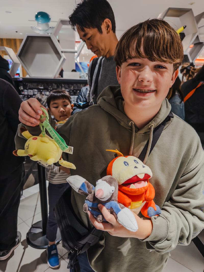 Devon's haul. This was just the beginning of a slippery slope that led to both of us buying larger backpacks.