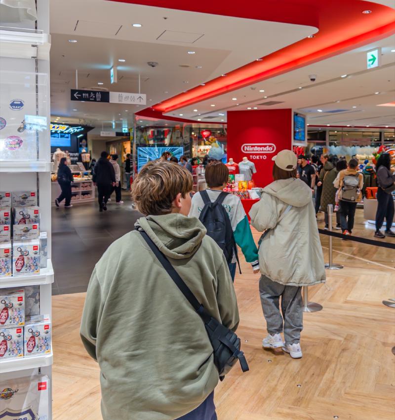 6th floor of Shibuya Parco is wild, a Nintendo Store, Sega Store, Jo-Jo's pop up, Jump store and of course...