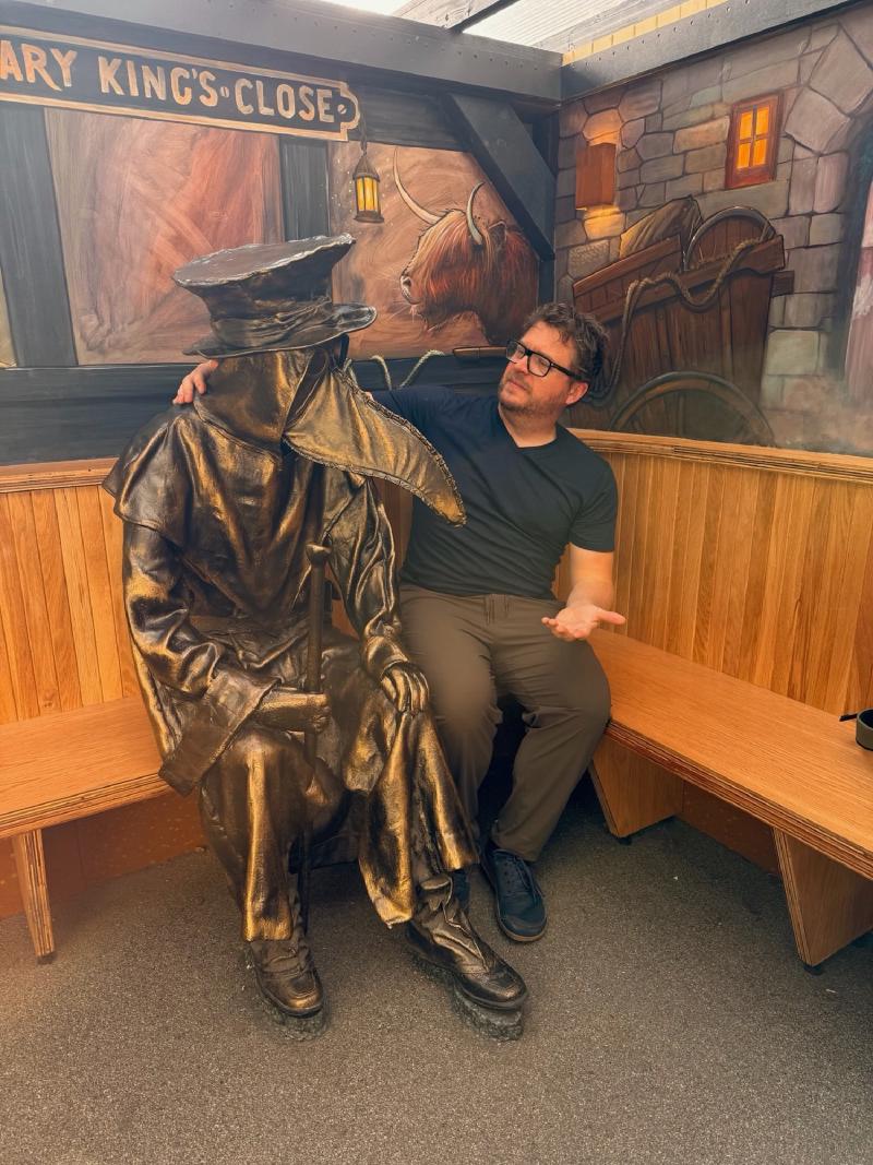 One of many interesting people we met.