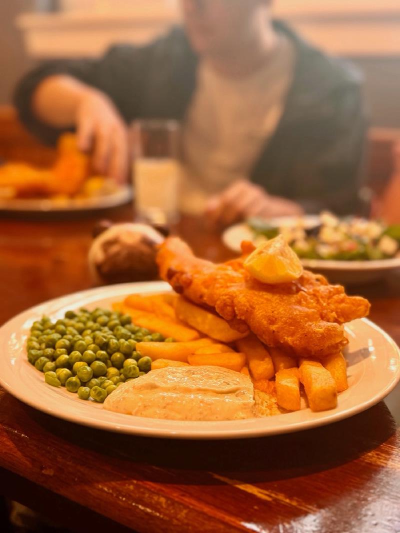 So many gluten free fish and chips.