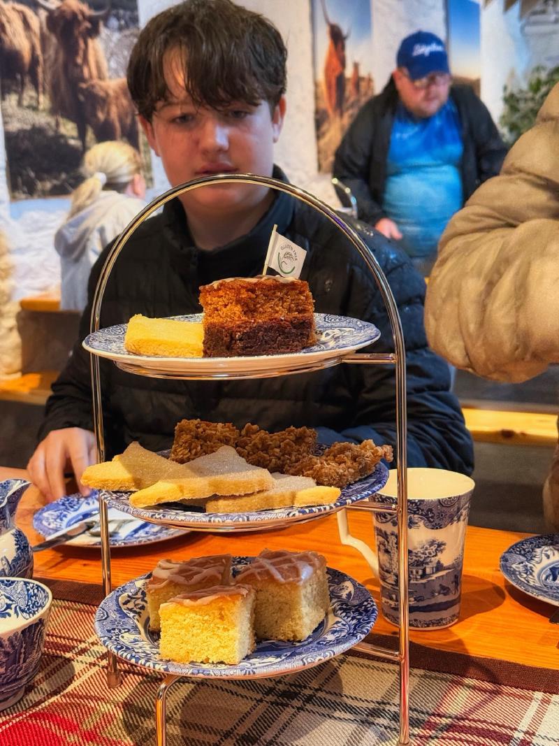 The farm owner's family has worked this farm since the 1600s and she baked amazing treats for us, a great follow up to getting soaked to the bone.